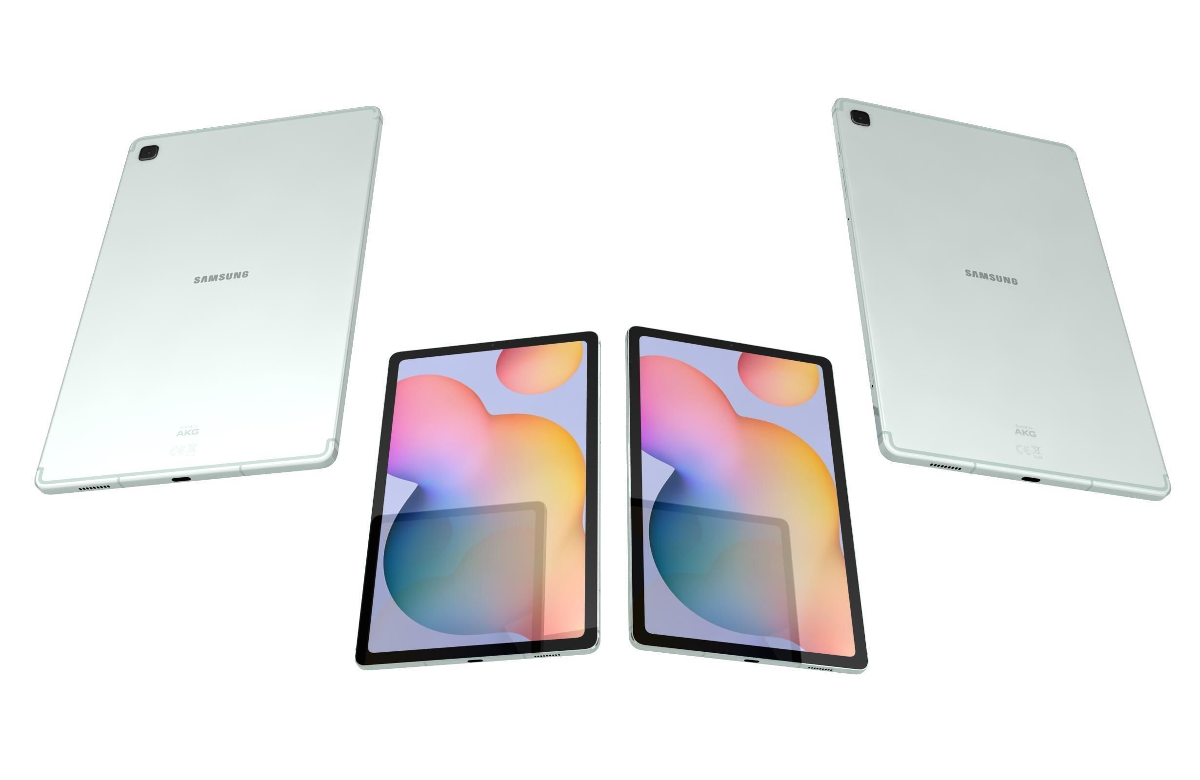 Samsung Galaxy Tab S6 Lite 2024 Mint 3D model_5