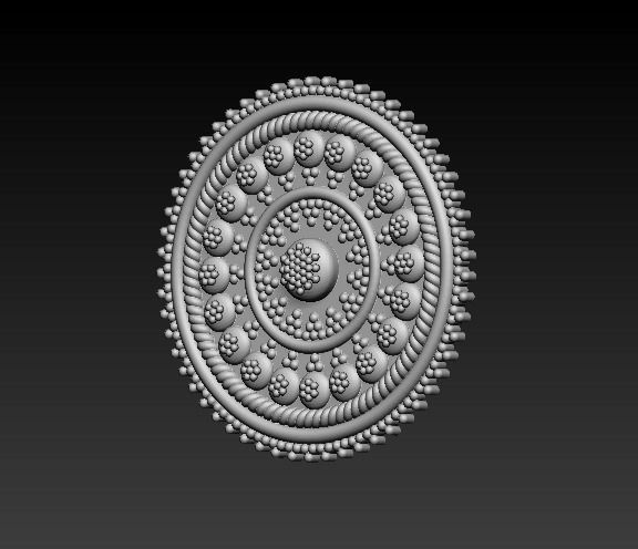 Classic Ceiling Medallions Mandala 3D Printable Model 3D STL 3D print model_1