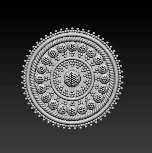 Classic Ceiling Medallions Mandala 3D Printable Model 3D STL 3D print model_0