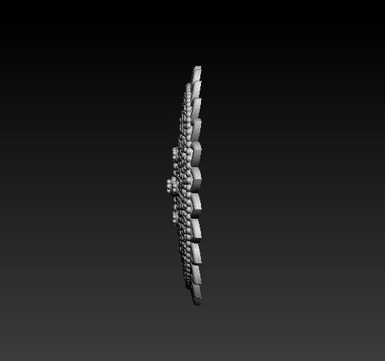 Round ornate pattern 3D Printable Model STL FIle 3D print model_2