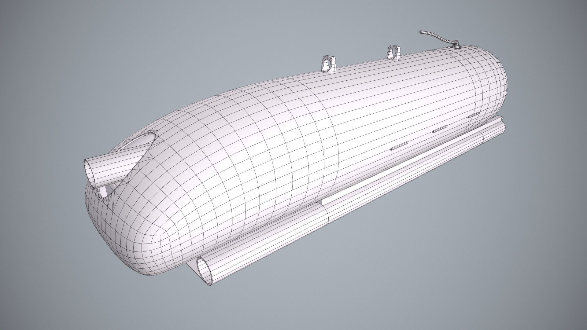  FN Herstal RMP Machine Gun Pod Low-poly 3D model_17