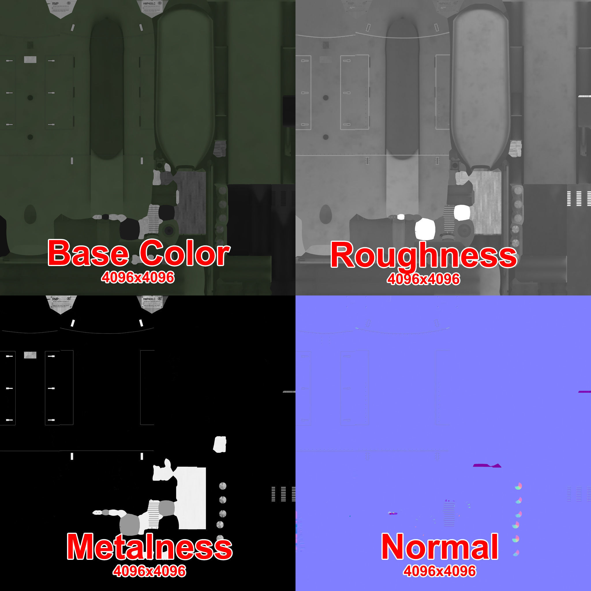  FN Herstal RMP Machine Gun Pod Low-poly 3D model_21
