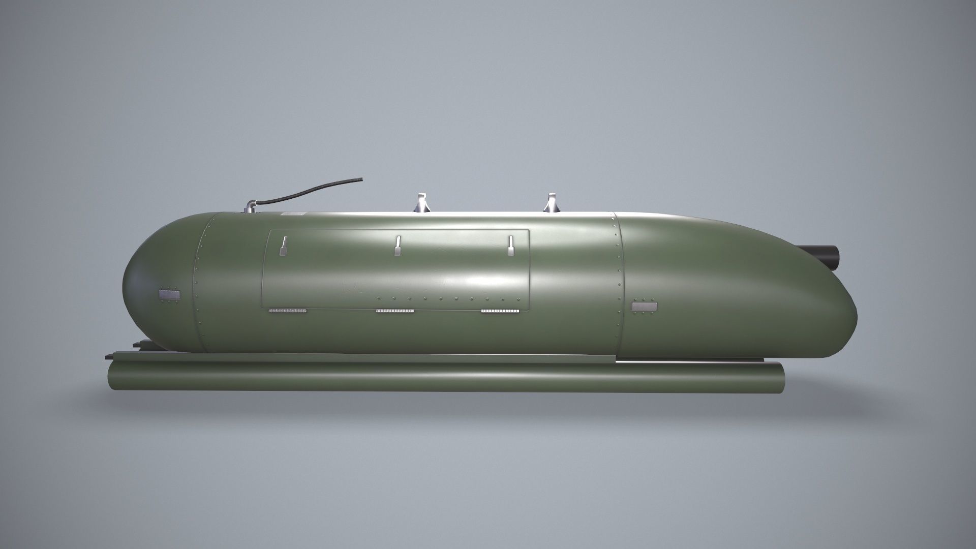  FN Herstal RMP Machine Gun Pod Low-poly 3D model_8