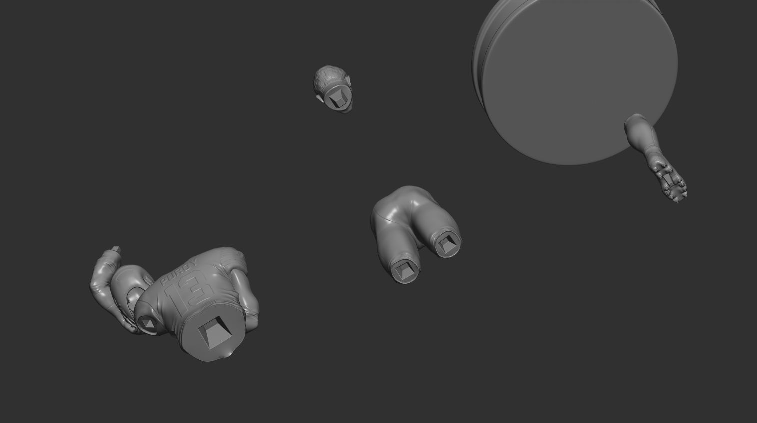 Brock Purdy 3D print model_12