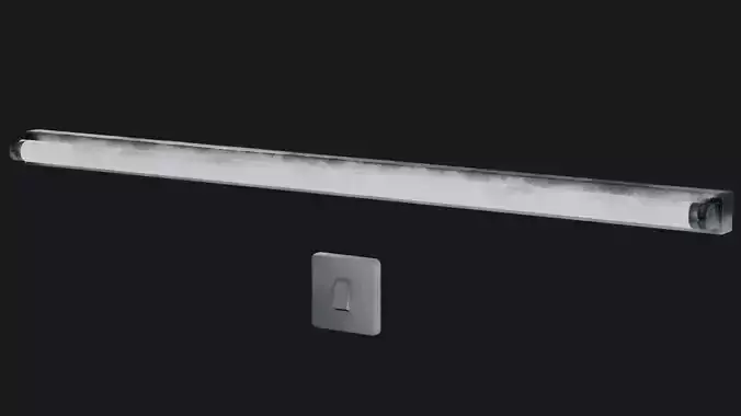 Dusty Fluorescent Wall Light with Switch 