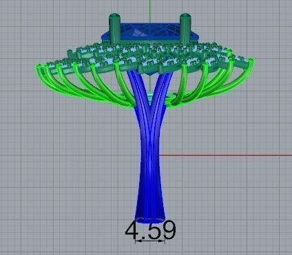 Oval Cluster Ring 4647 3D print model_6