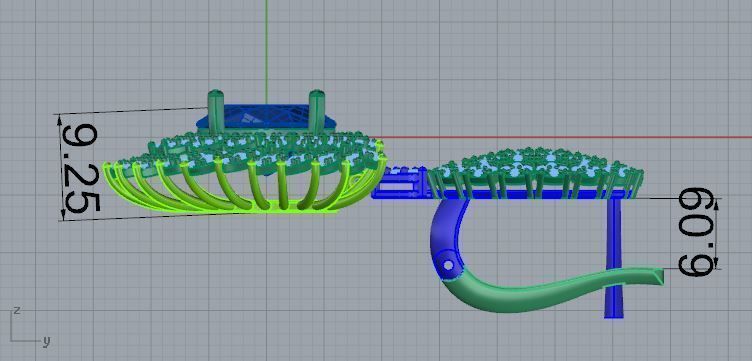 Oval Cluster Earring 4648 3D print model_6