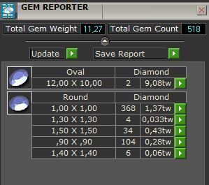 Oval Cluster Earring 4648 3D print model_8