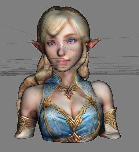 elf mage or princess 3D print model
