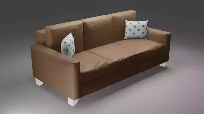 High Quality Sofa 3D Model 