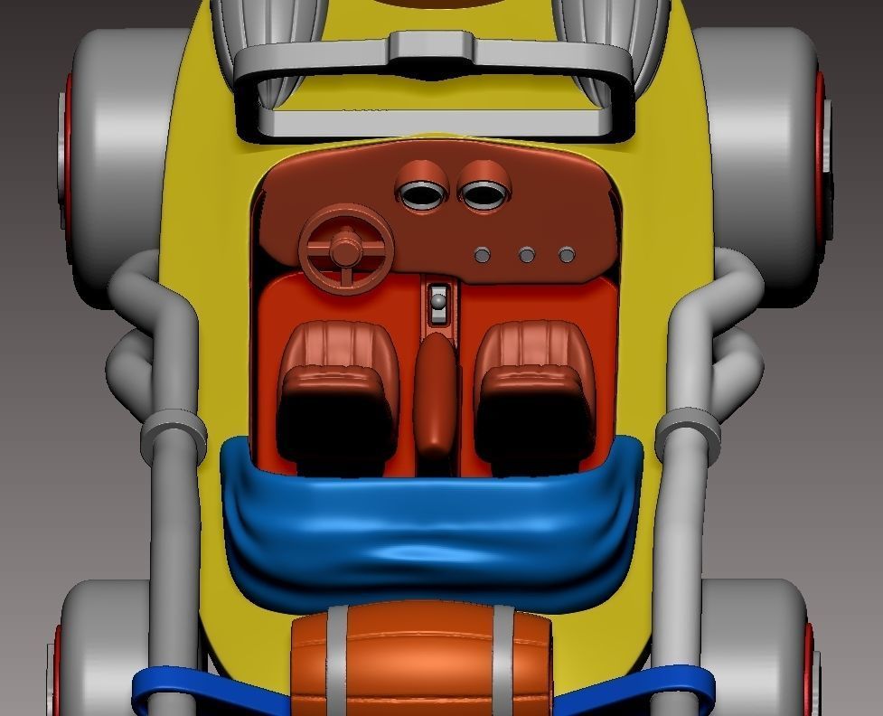 MIRACLE CAR 3D print model_8