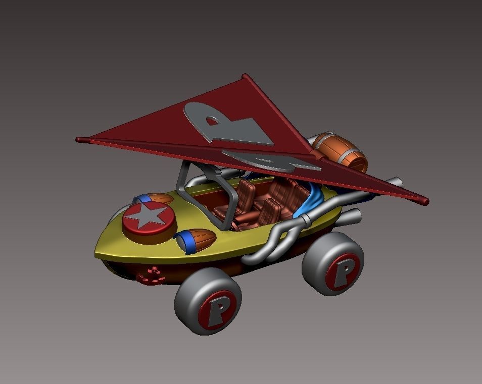 MIRACLE CAR 3D print model_15