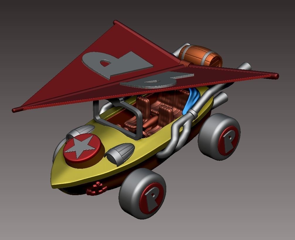 MIRACLE CAR 3D print model_10