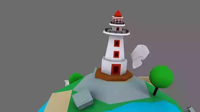  Very cool and unique design of cartoon low poly earth