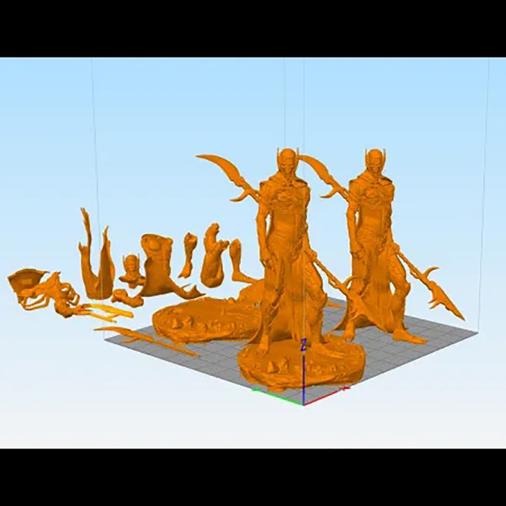 Corvus Glaive 3D Model Ready to Print 3D print model_4