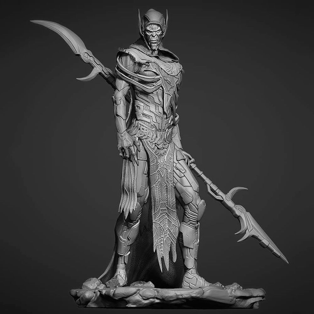 Corvus Glaive 3D Model Ready to Print 3D print model_3