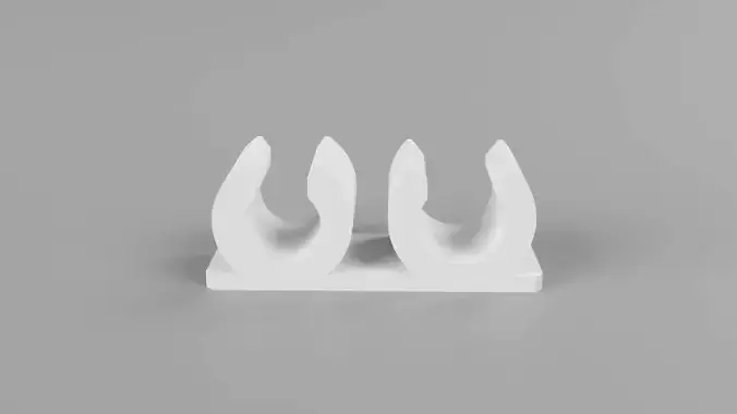 Cable holder clip 3d model 3D print model
