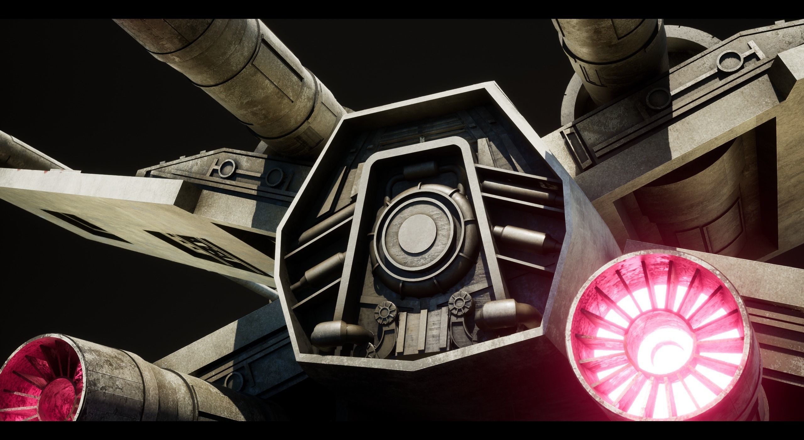 x-wing Low-poly 3D model_5