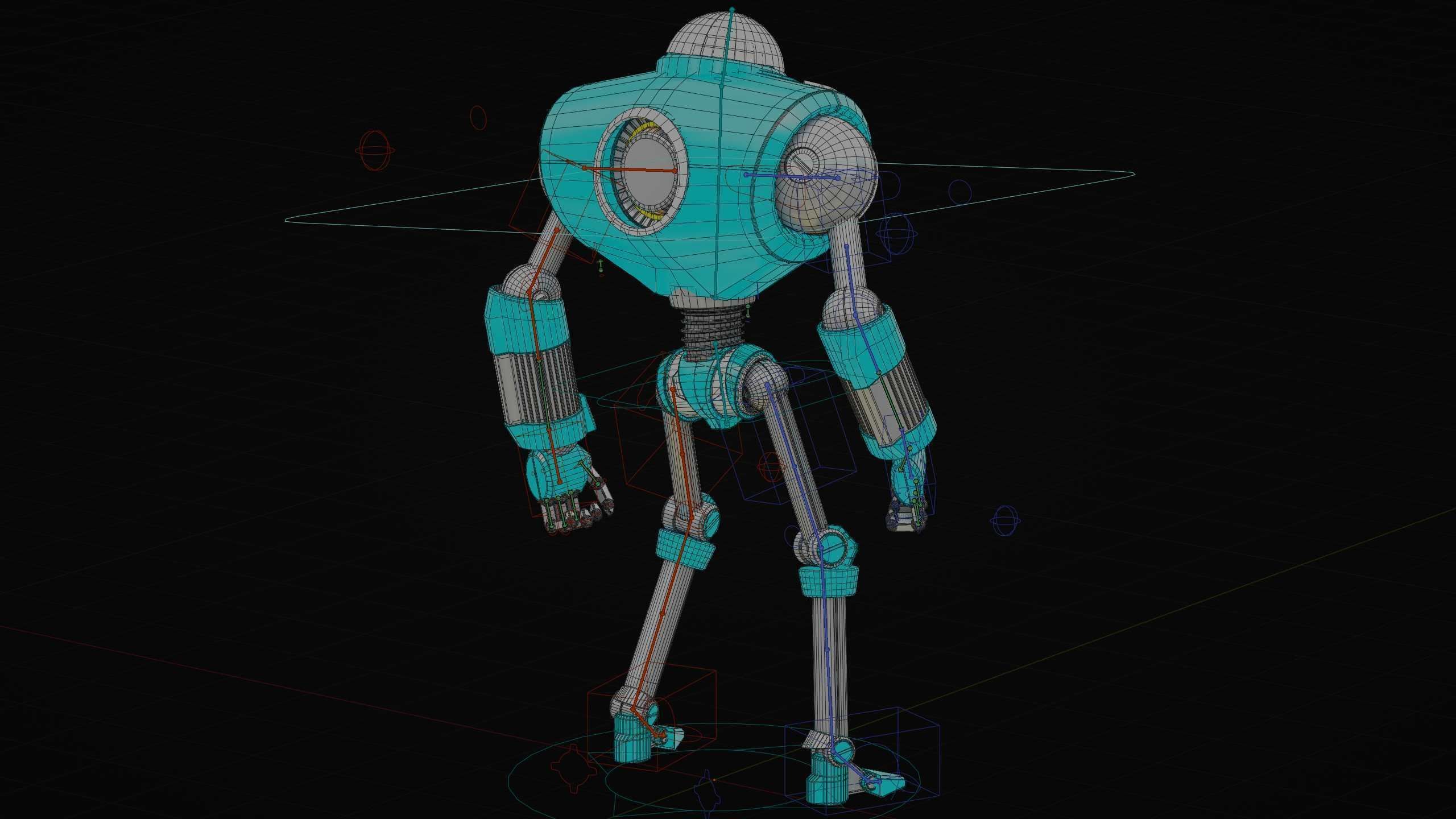 ANDROID MOBY Rigged for Unreal Engine - Unity - MIXAMO 3D model_38