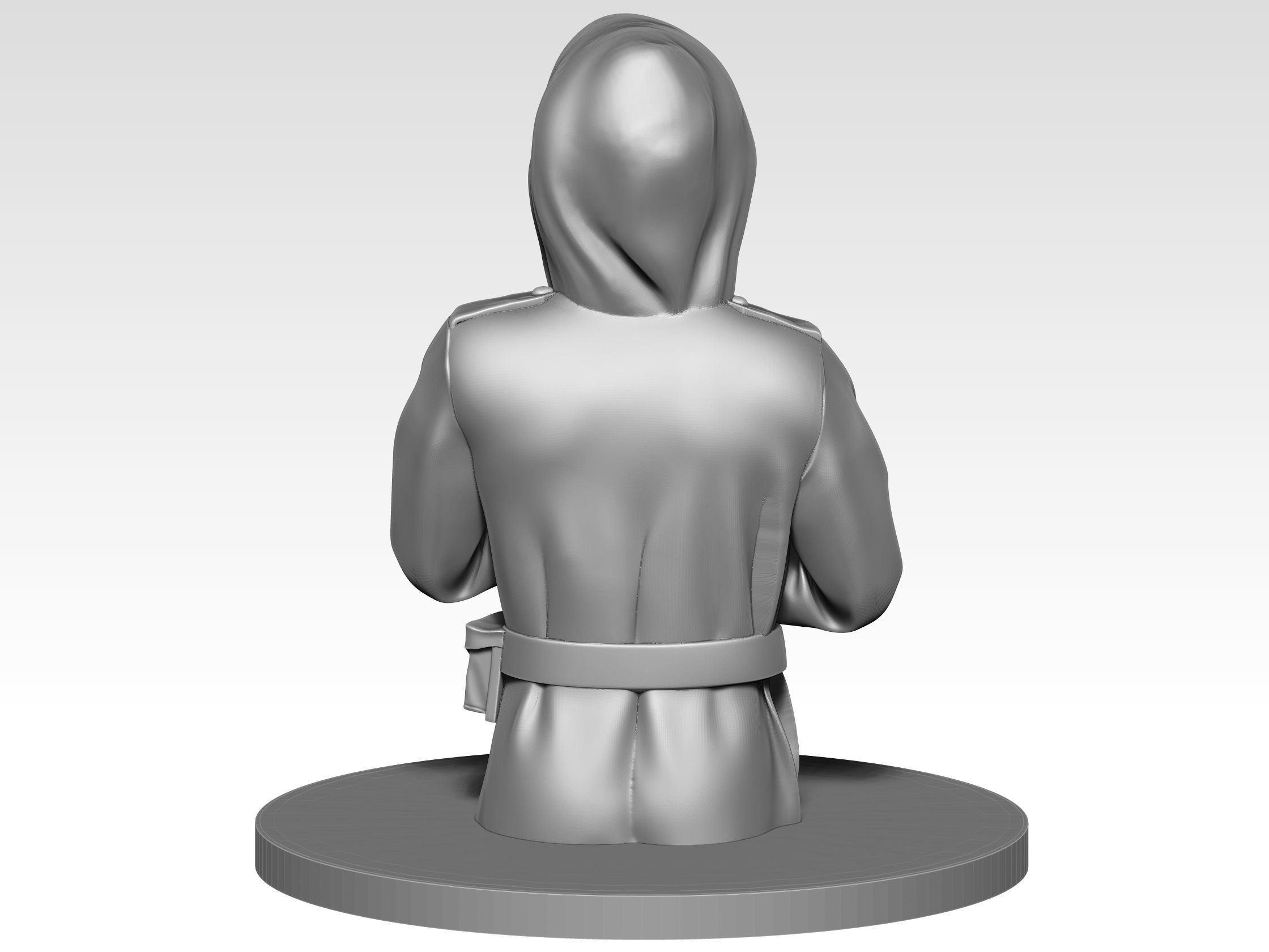 British Tank crew ww2 05 3D print model_4