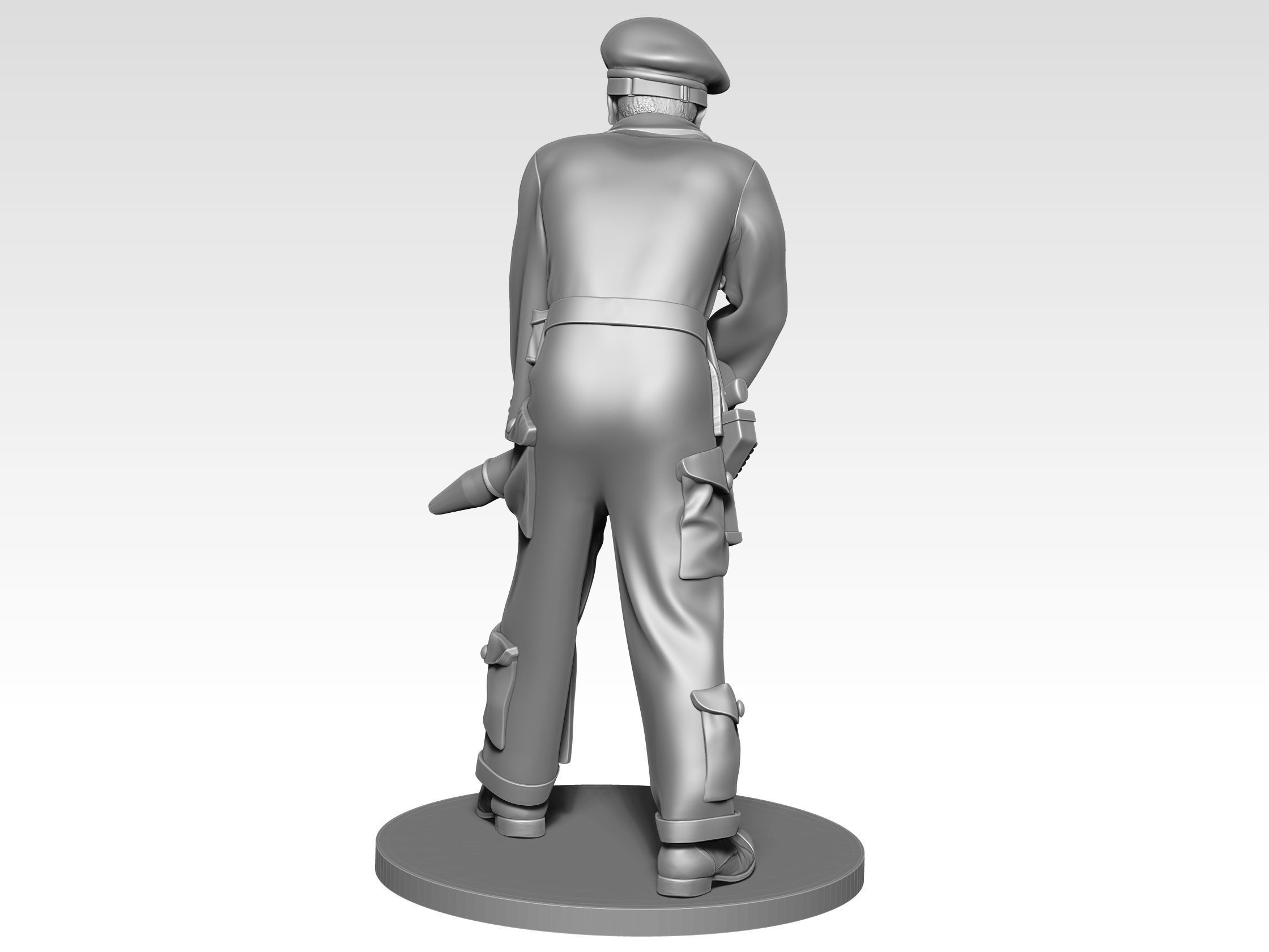 British Tank crew ww2  07 3D print model_4