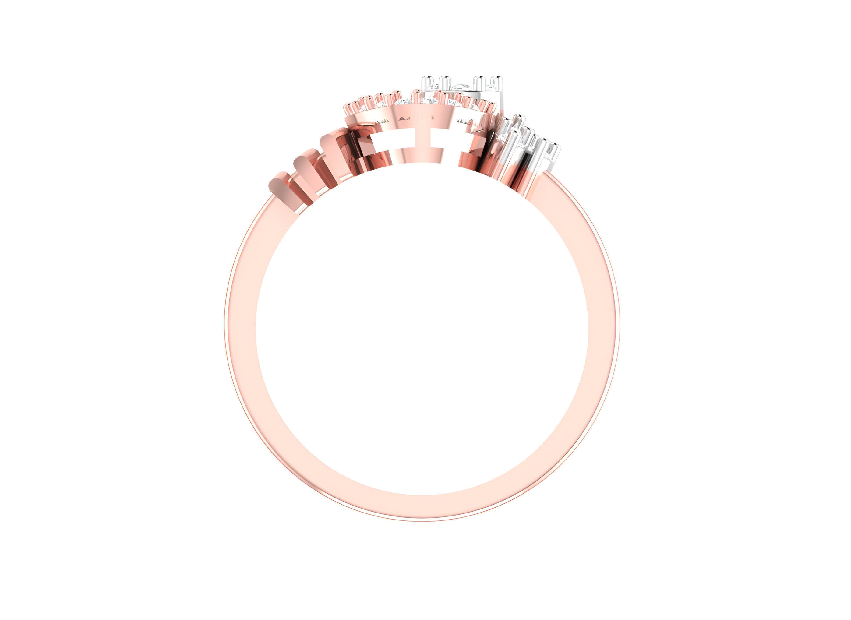  light wt minimalist Women Ring 3dm stl renders 3D print model_4