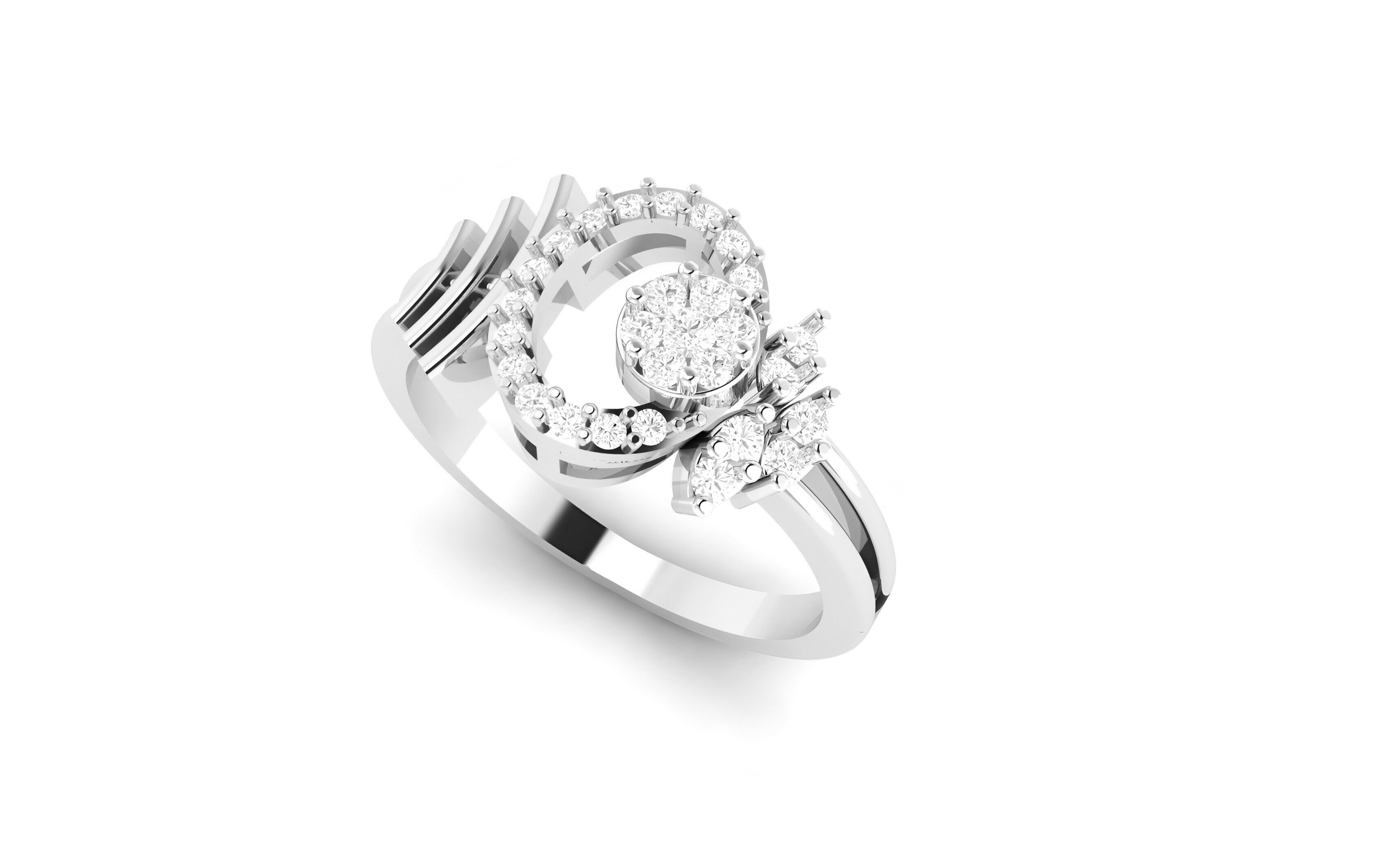  light wt minimalist Women Ring 3dm stl renders 3D print model_5