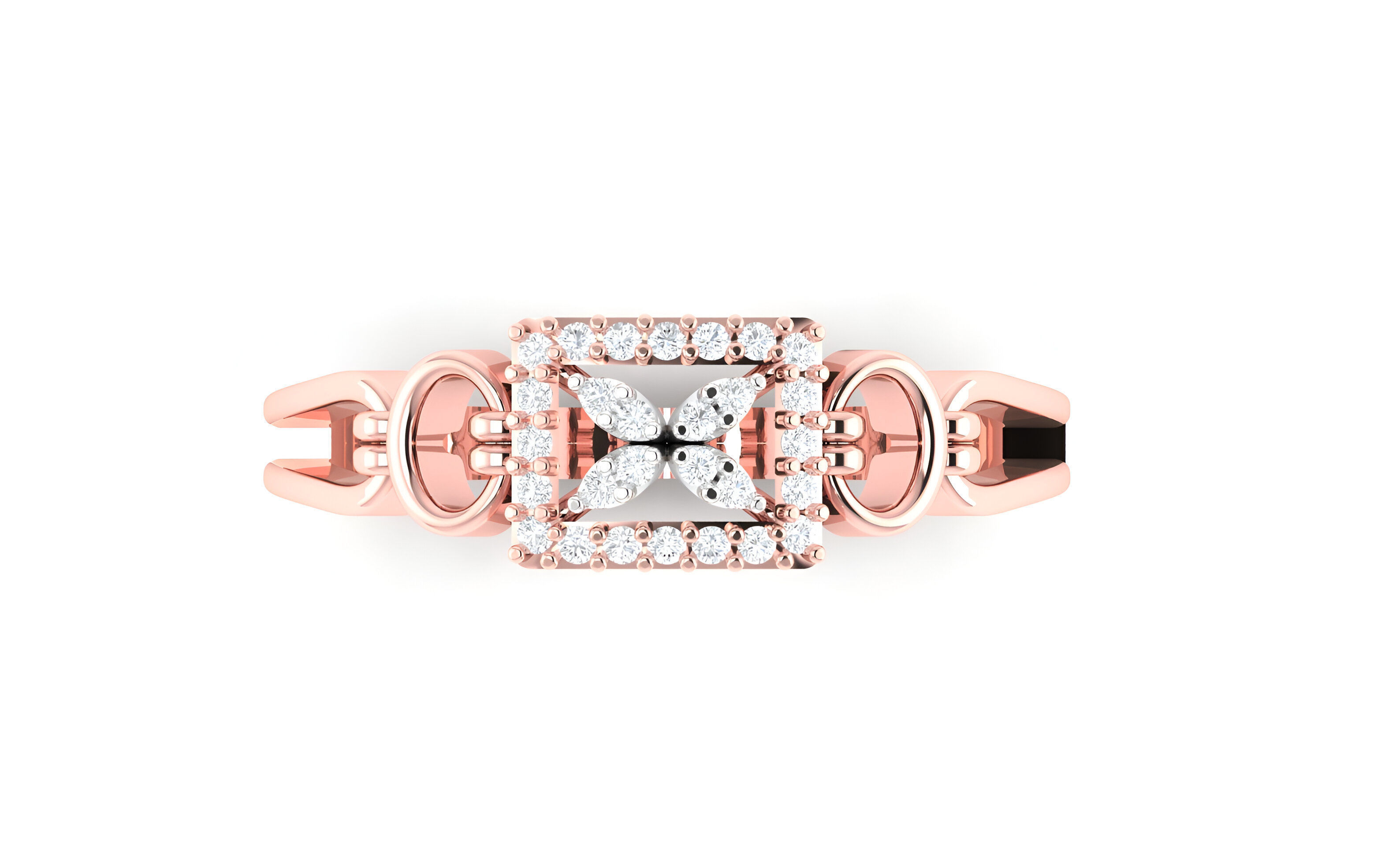 light wt minimalist Women Ring 3dm stl renders 3D print model_1