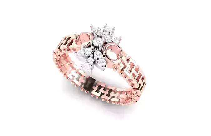 light wt minimalist Women Ring 3dm stl renders