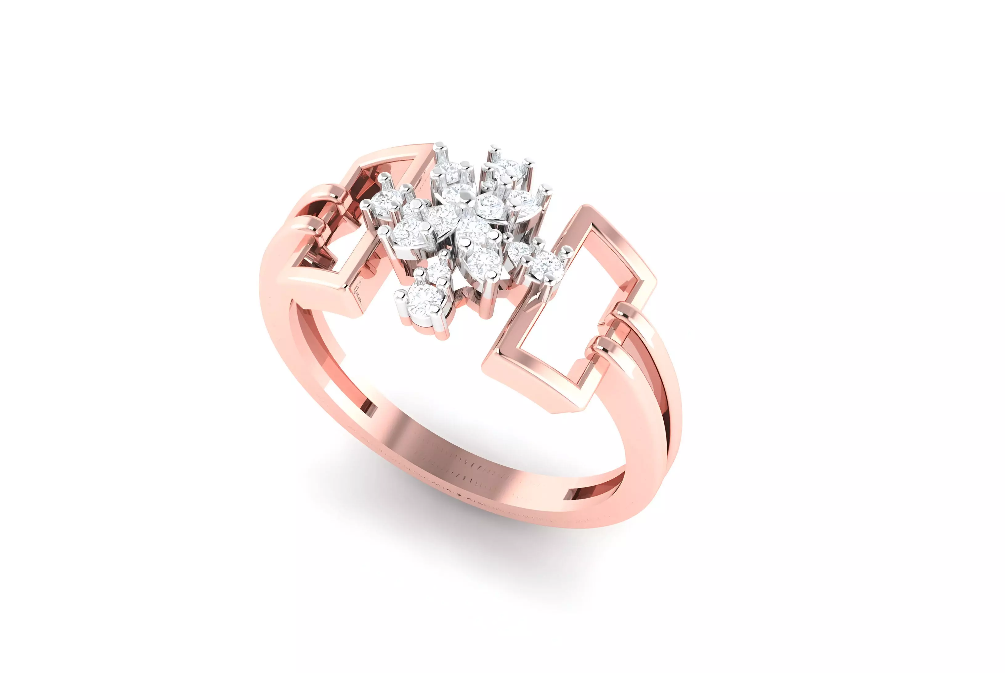 light wt minimalist Women Ring 3dm stl renders 3D print model