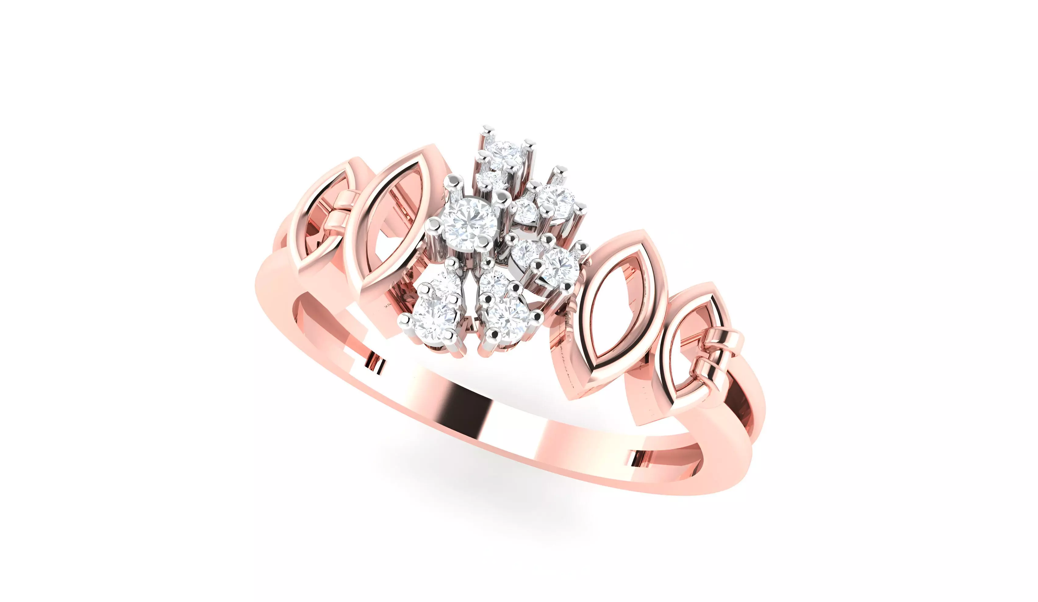 light wt minimalist Women Ring 3dm stl renders 3D print model_0