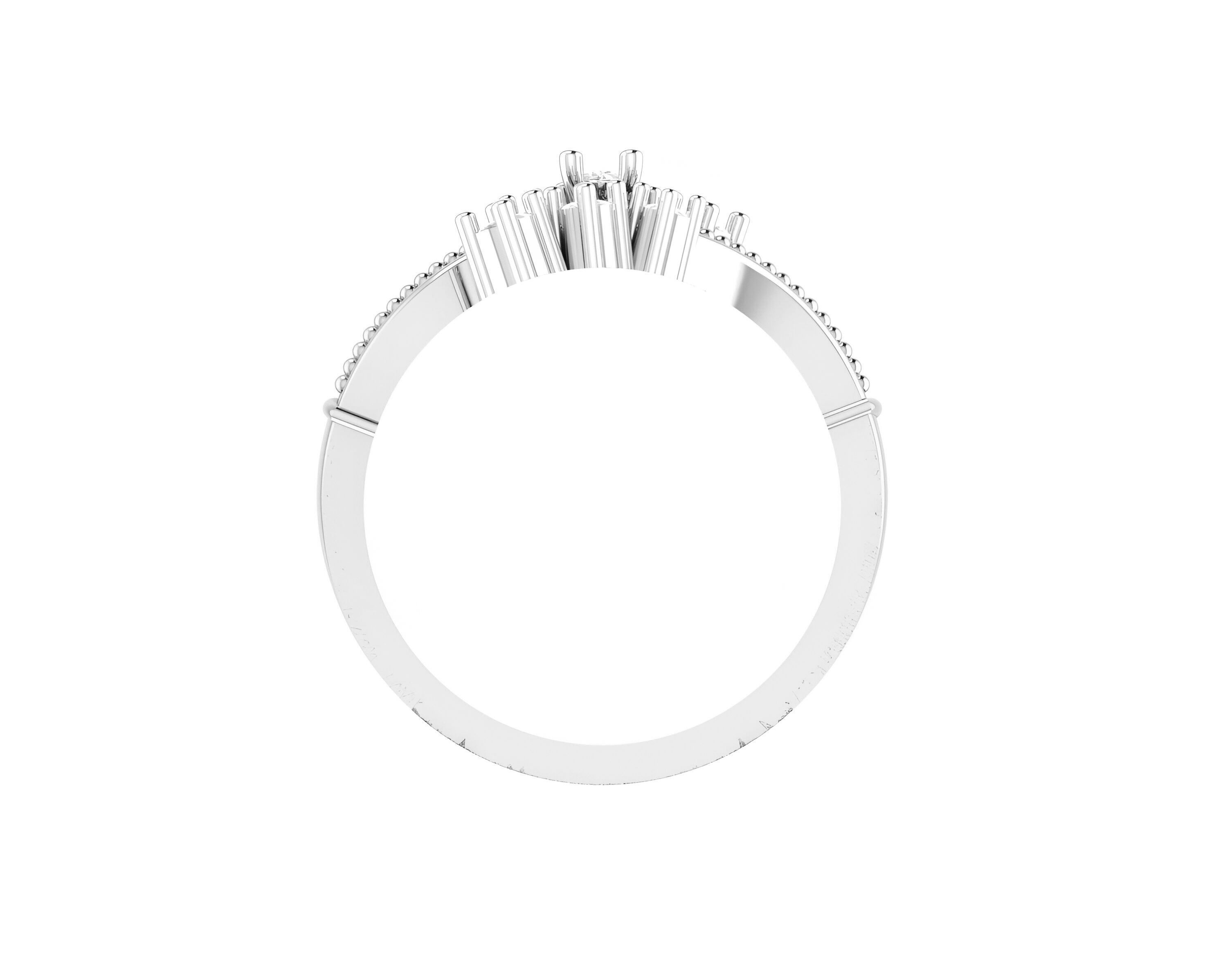 light wt minimalist Women Ring 3dm stl renders 3D print model_5