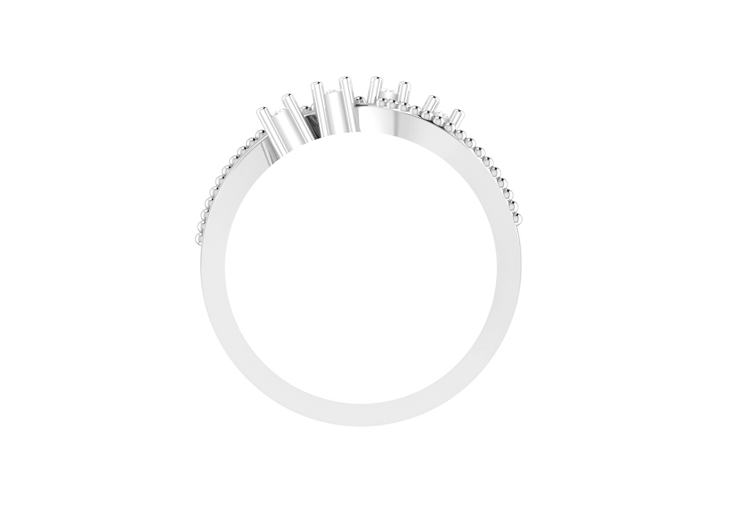 light wt minimalist Women Ring 3dm stl renders 3D print model_2