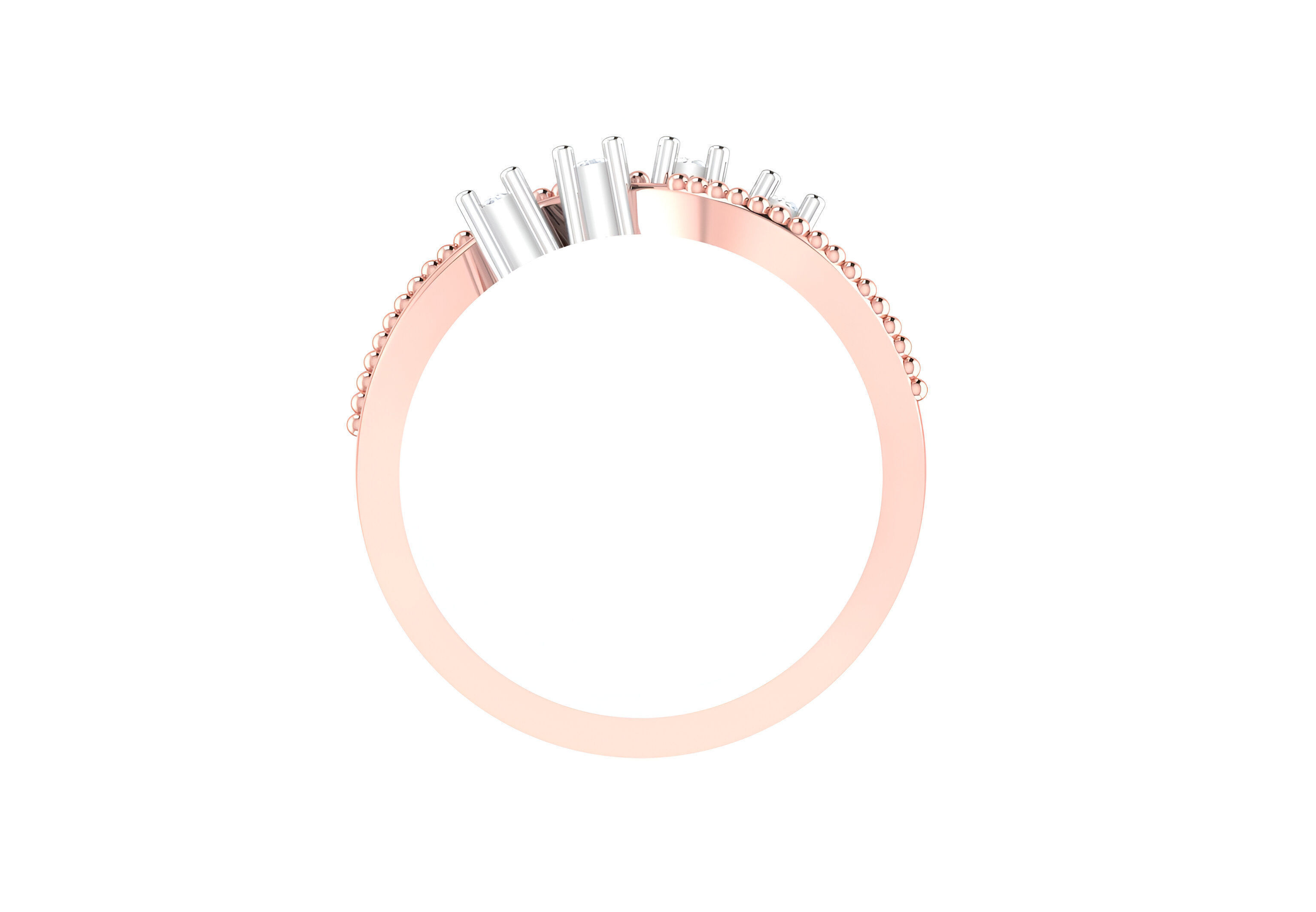 light wt minimalist Women Ring 3dm stl renders 3D print model_1