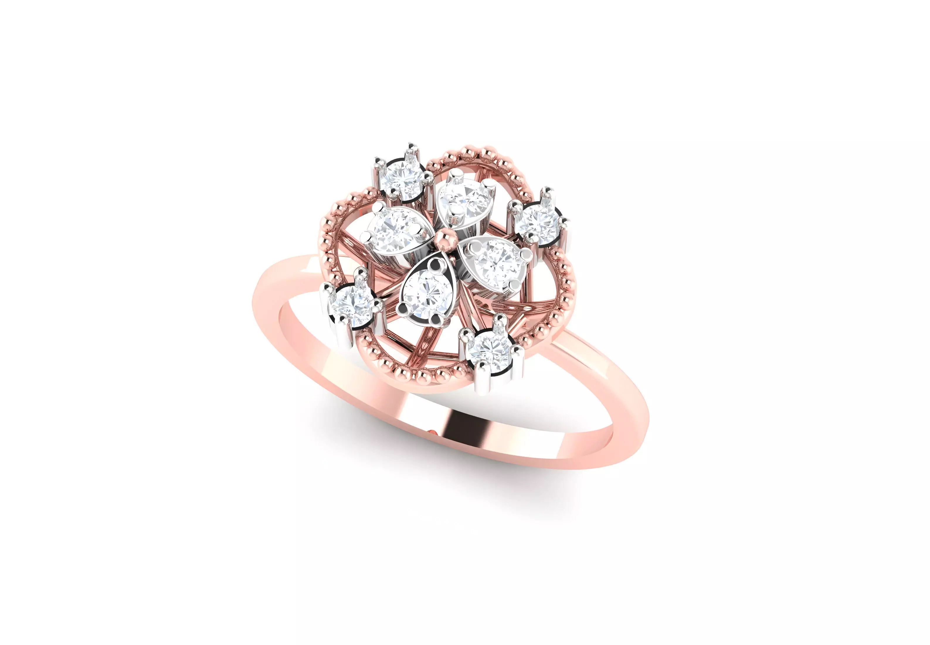 light wt minimalist Women Ring 3dm stl renders 3D print model_0