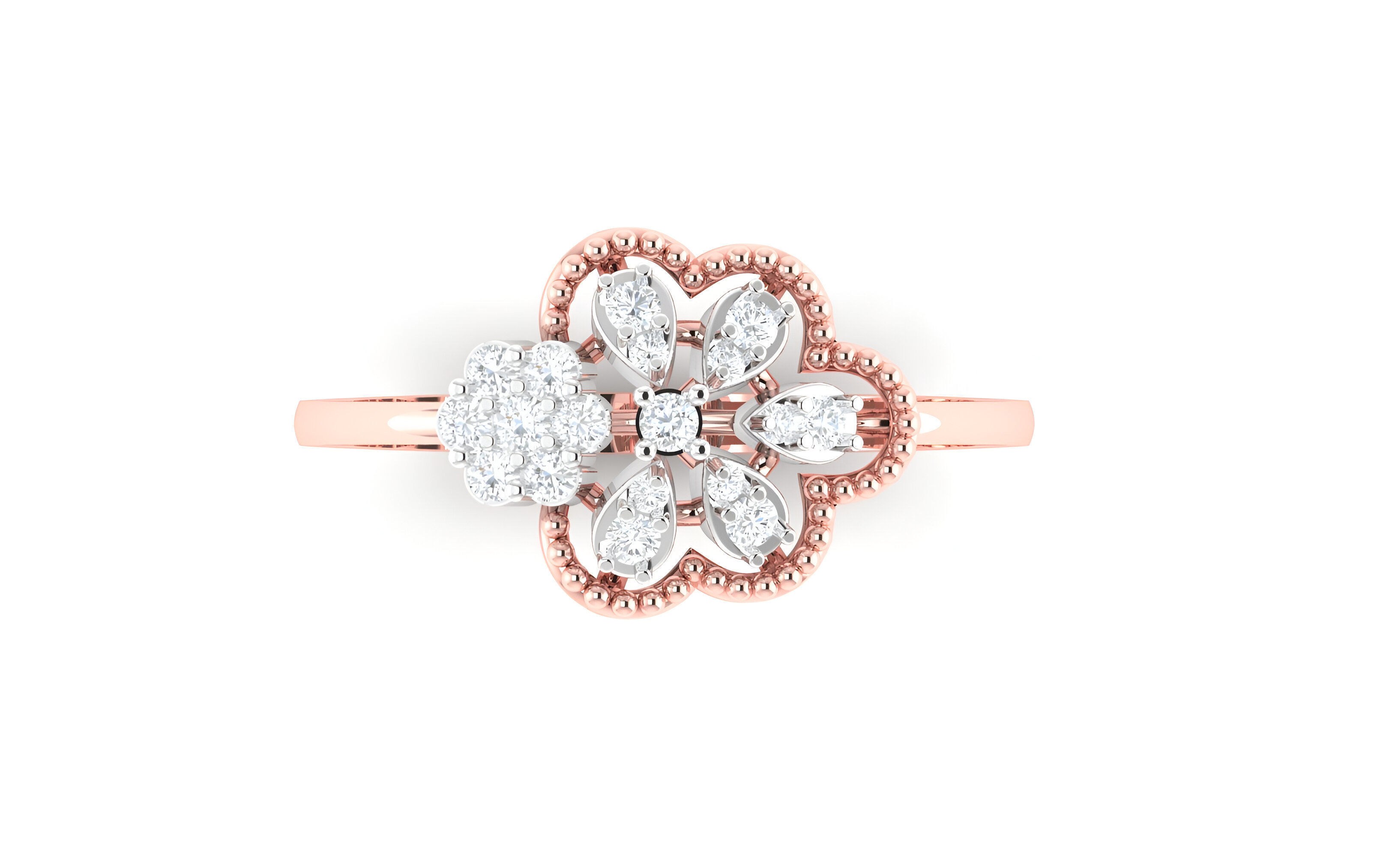 light wt minimalist Women Ring 3dm stl renders 3D print model_3