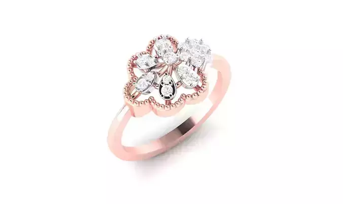 light wt minimalist Women Ring 3dm stl renders 3D print model