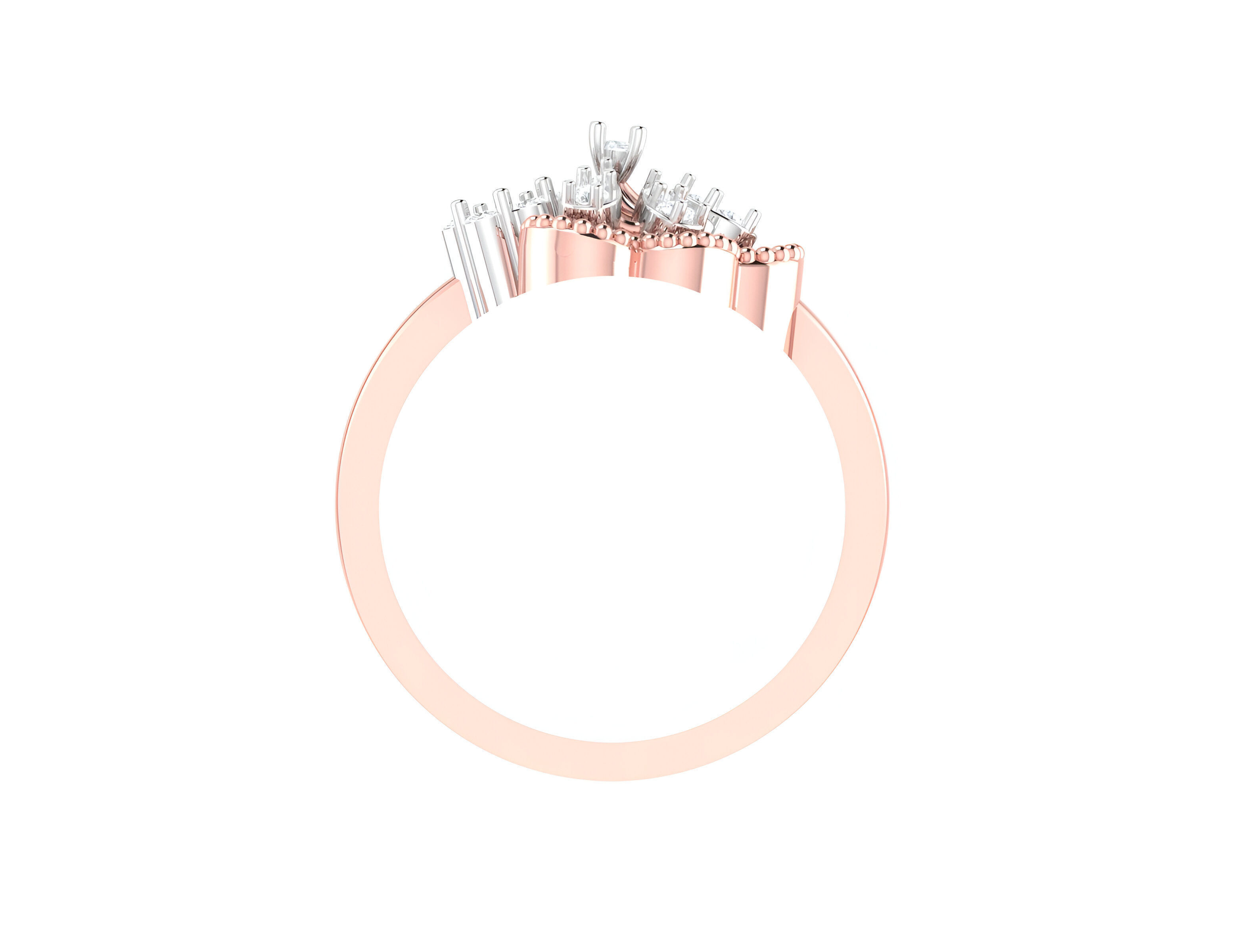 light wt minimalist Women Ring 3dm stl renders 3D print model_1