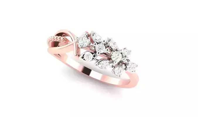 light wt minimalist Women Ring 3dm stl renders 3D print model