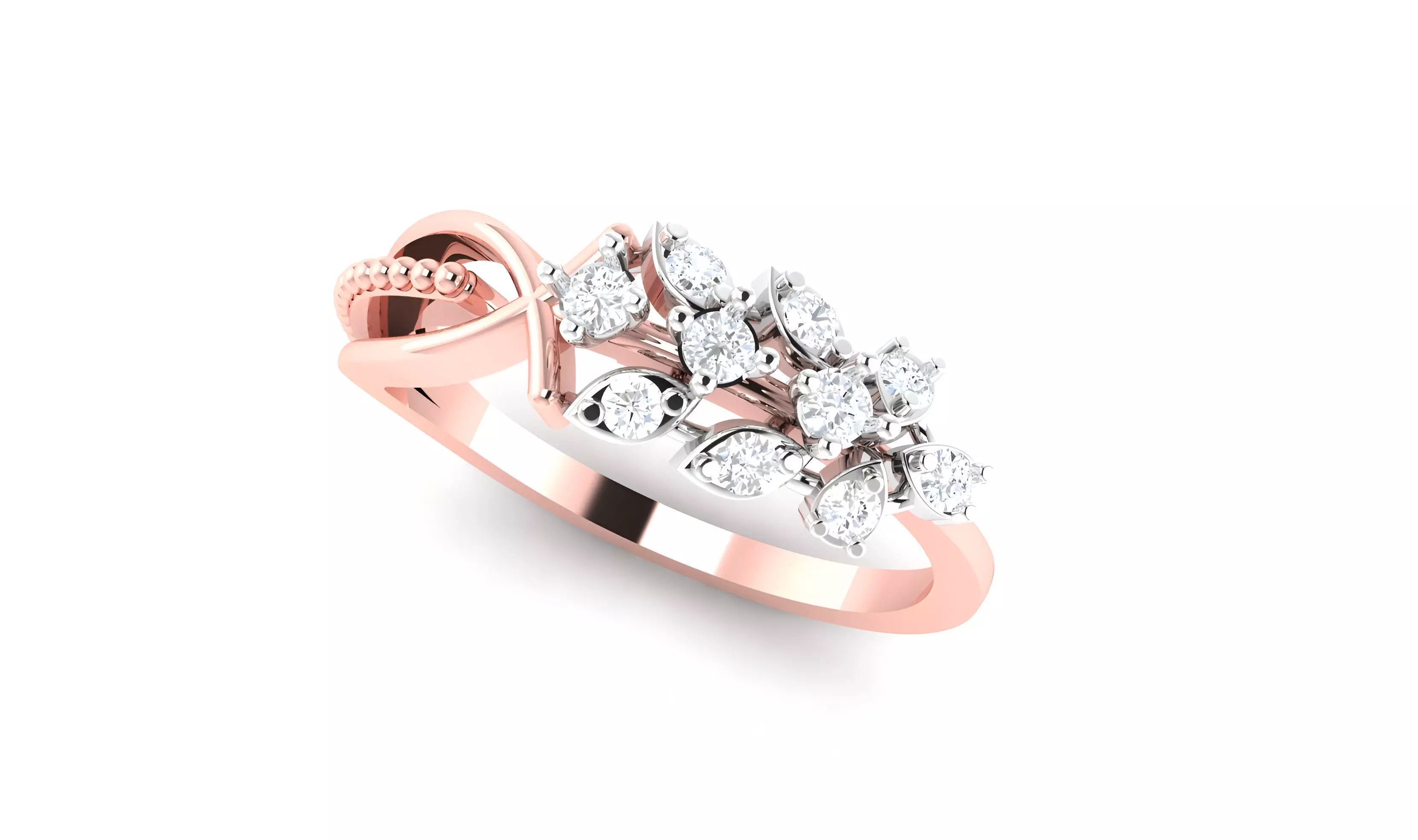 light wt minimalist Women Ring 3dm stl renders 3D print model_0