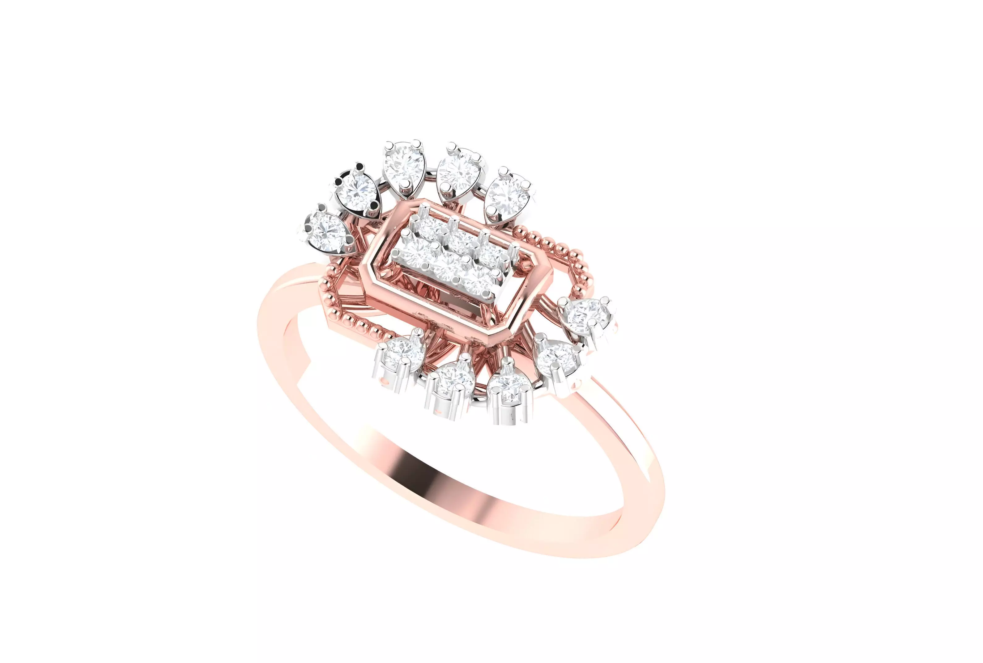 light wt minimalist Women Ring 3dm stl renders 3D print model_0