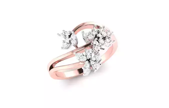 light wt minimalist Women Ring 3dm stl renders 3D print model