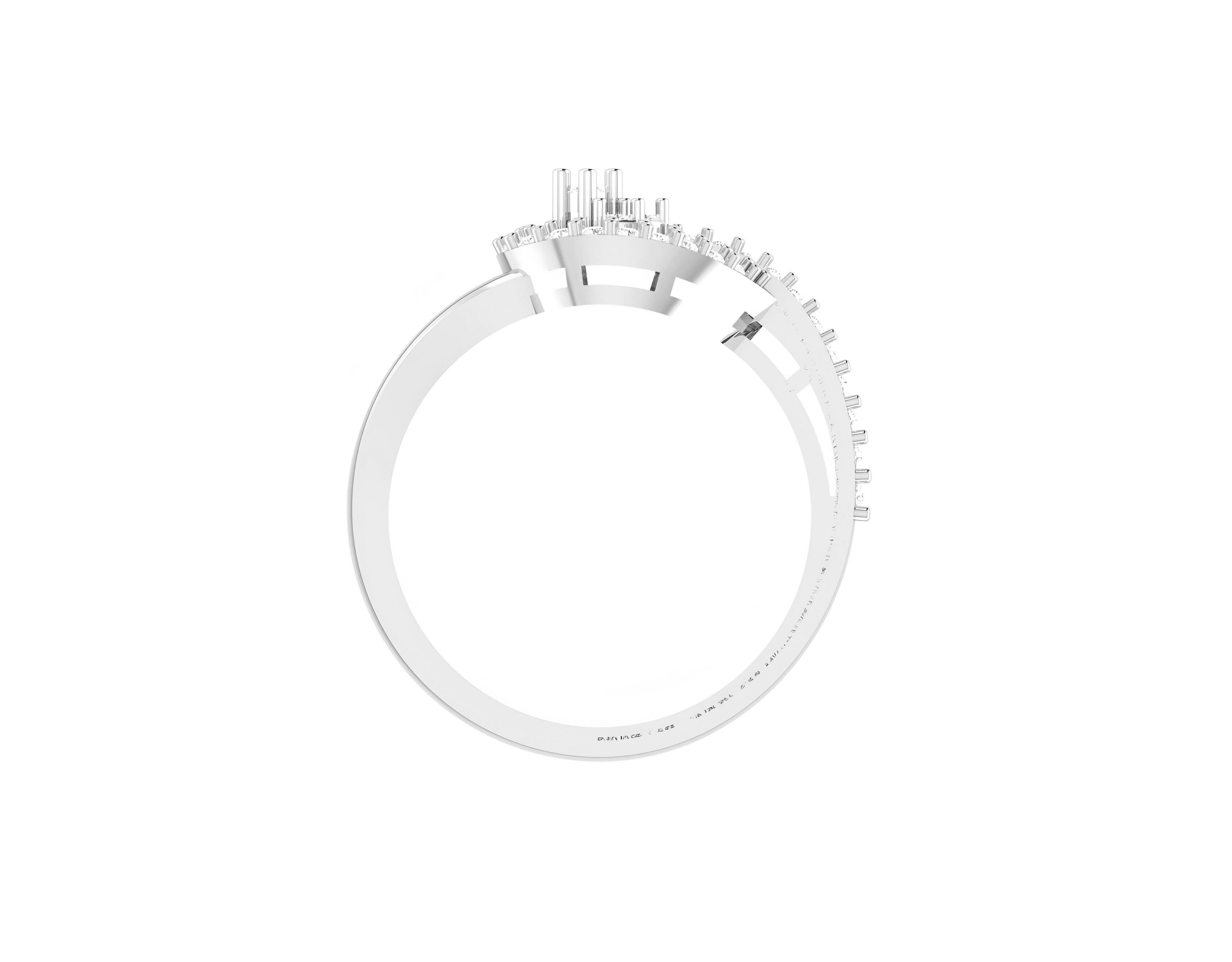 light wt minimalist Women Ring 3dm stl renders 3D print model_5