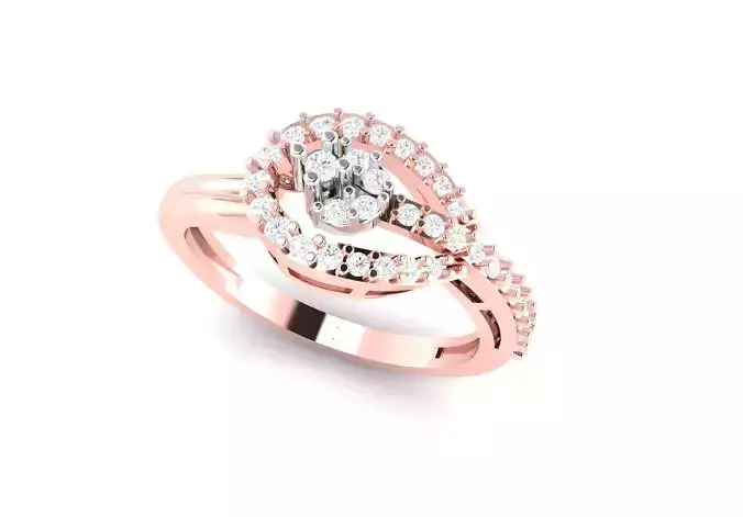 light wt minimalist Women Ring 3dm stl renders 3D print model