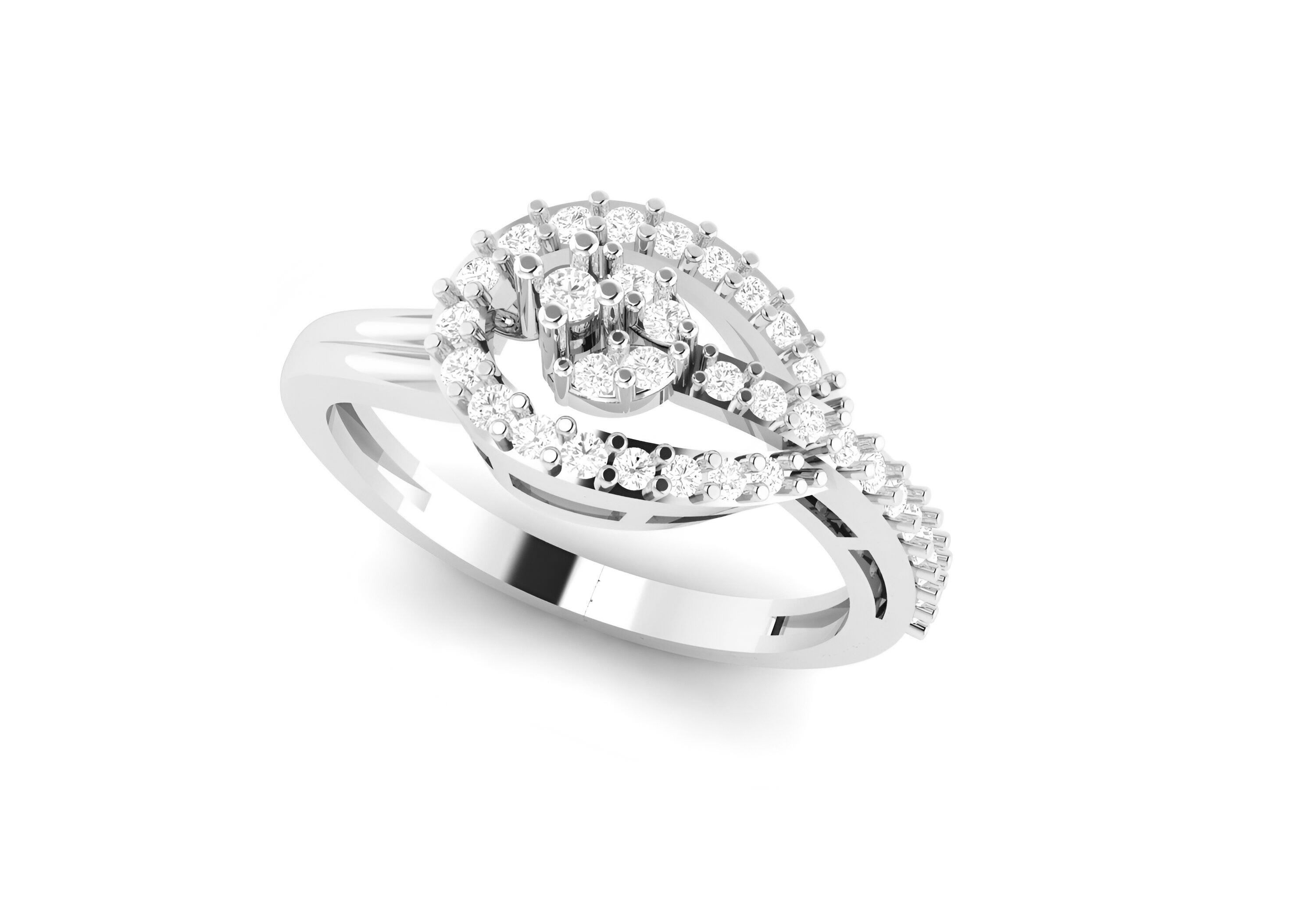 light wt minimalist Women Ring 3dm stl renders 3D print model_6