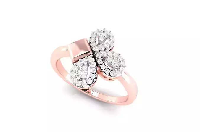 light wt minimalist Women Ring 3dm stl renders 3D print model