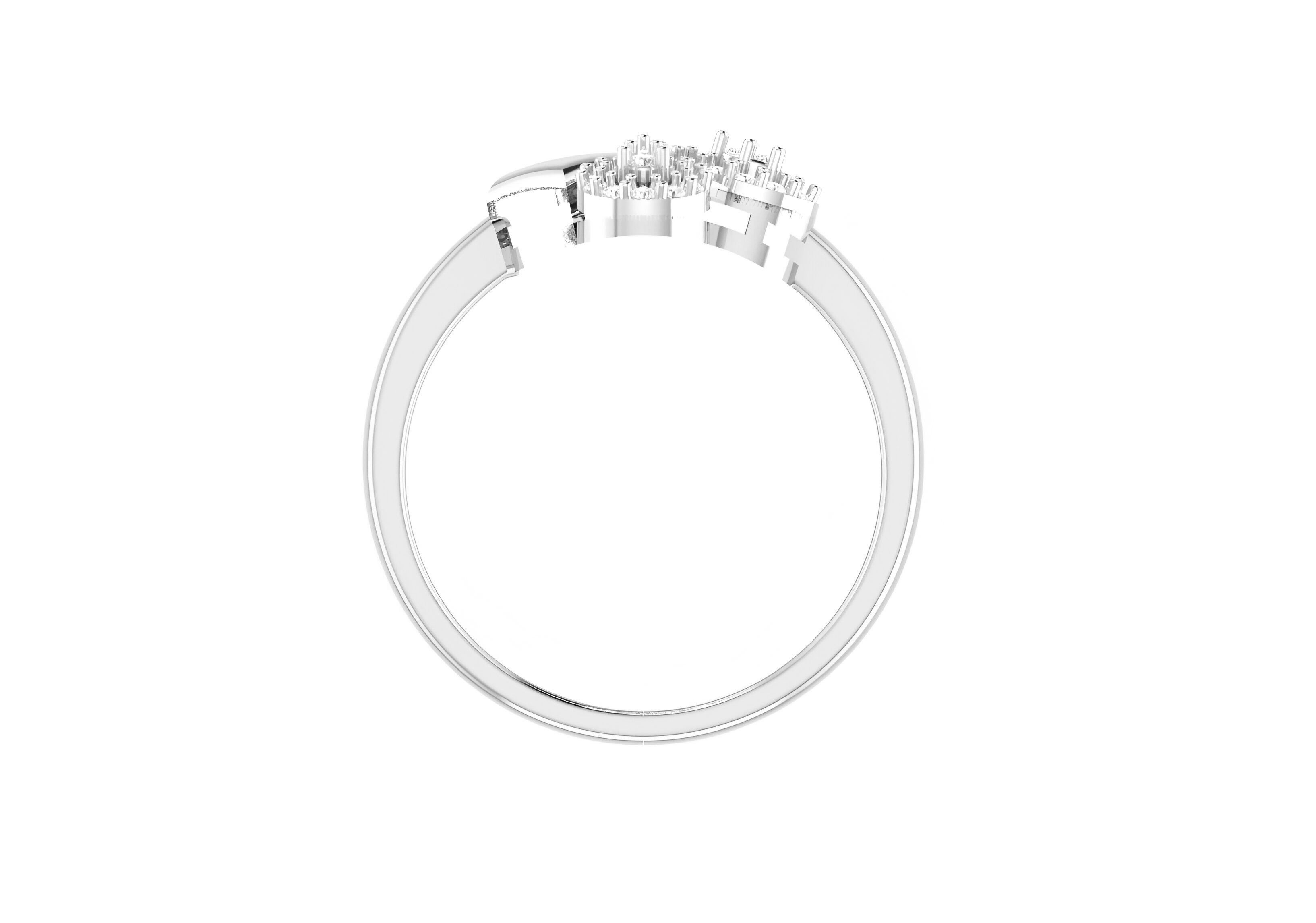 light wt minimalist Women Ring 3dm stl renders 3D print model_6