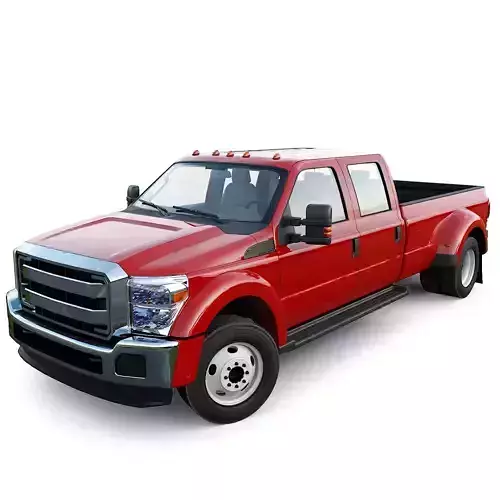 Pickup truck off road Low-poly 3D model