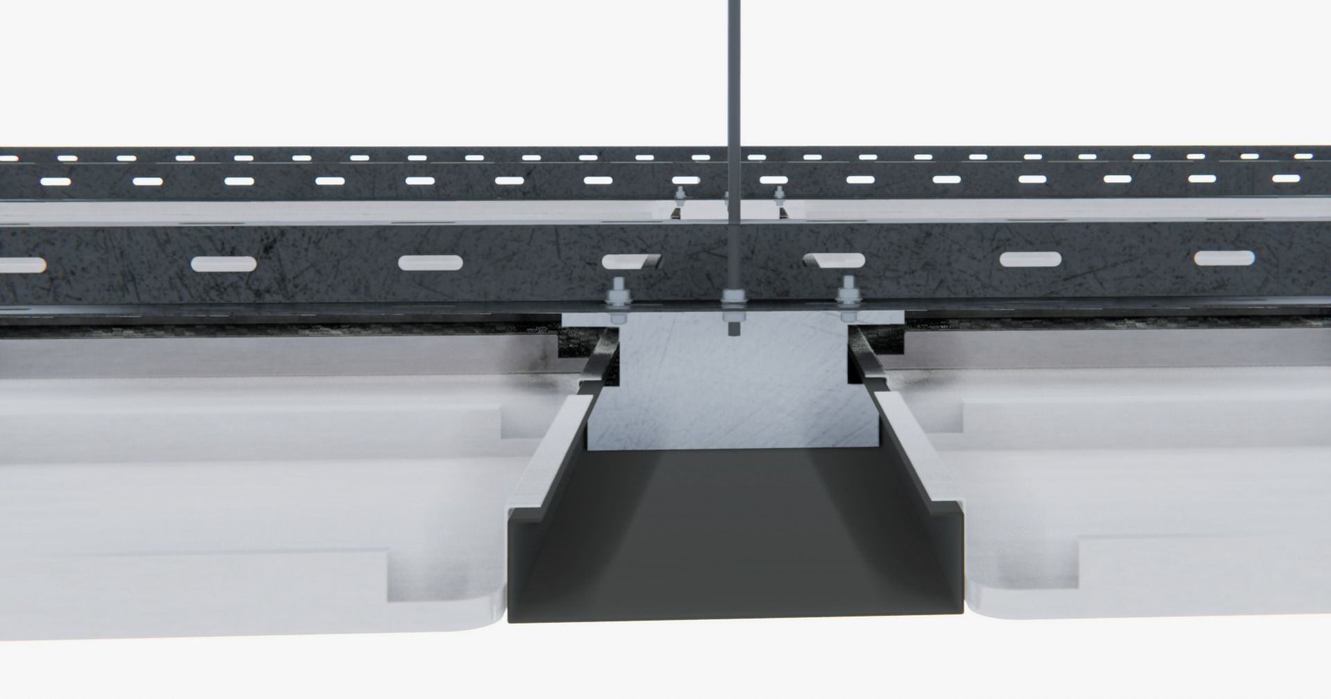 BIM-GC-Hinge Down Suspended Metal Ceiling -From Architect- 3D model_6