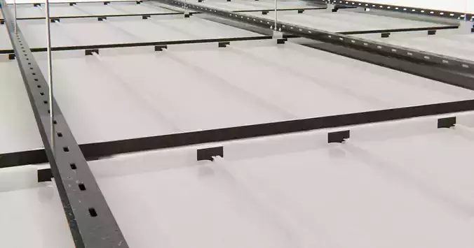 BIM-GC-Hinge Down Suspended Metal Ceiling -From Architect-